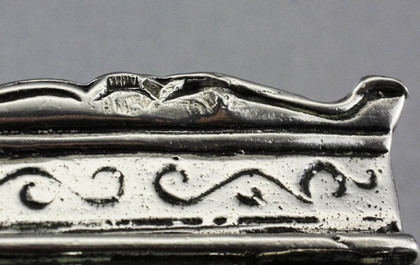 Dutch Antique Silver Miniature Toy Scale -